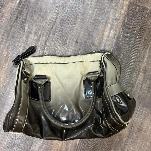 Y2K 2000s Guess black & gray handbag - Image 3