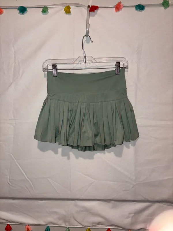 Gold Hinge Green Tennis Skirt - Image 2