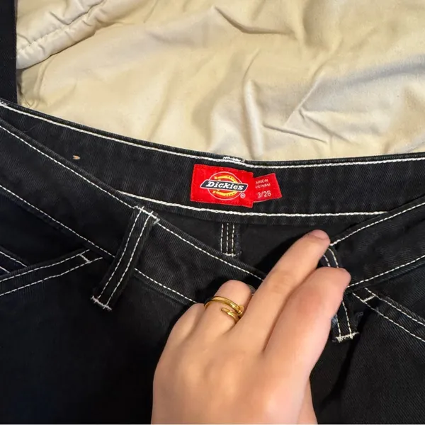 Dickies Black Cargo Pants - Image 2