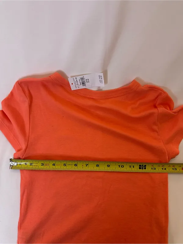 American Eagle Outfitters Orange Graphic 'Sunny Days Ahead' Tee - Image 3