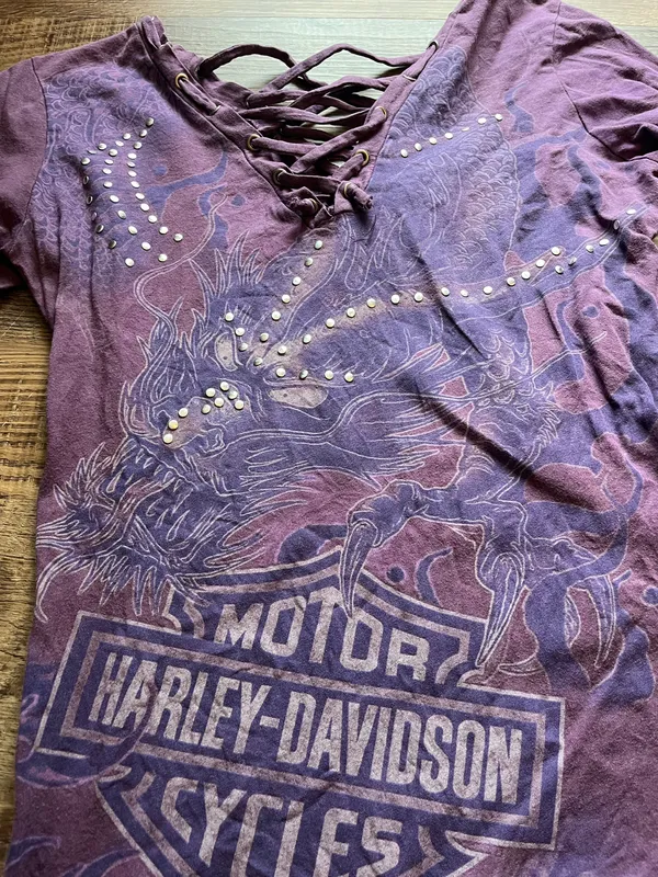 Harley Davidson Vintage Graphic Long sleeve Tee - Image 2