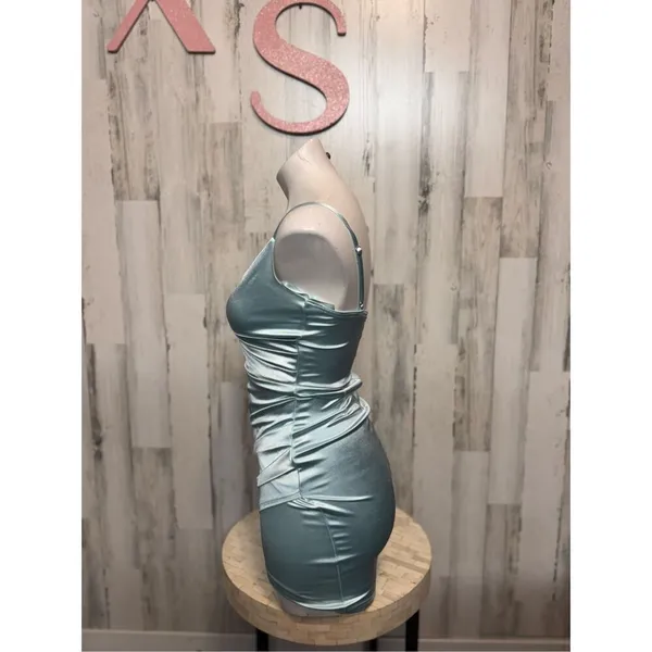 Windsor Chic Moves Sleek Satin Mini Dress size XSmall - Image 5
