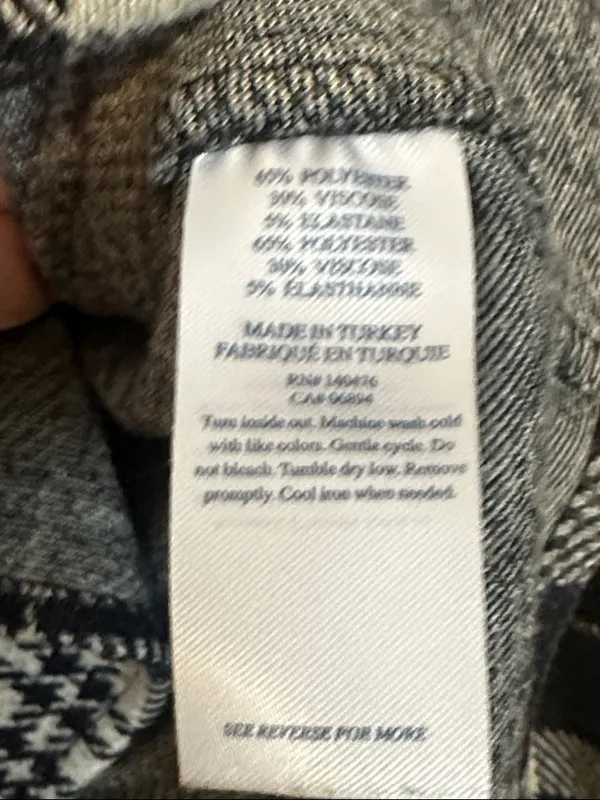 Faherty The Legend Sweater Shirt Size Small Plaid‎ - Image 5
