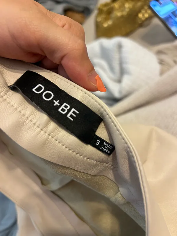 DO+BE Leather Skort - Image 3