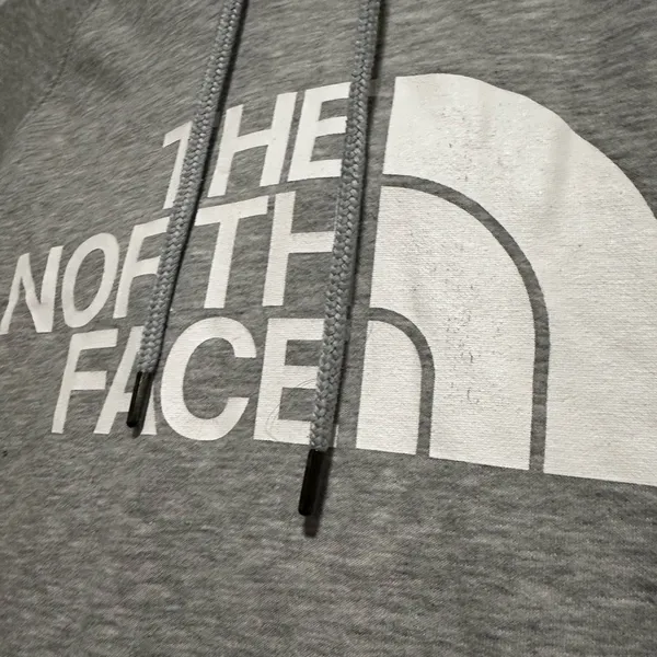 The North Face Women’s Sz: L Hoodie Sweatshirt Gray Half Dome Logo Pullover. - Image 8
