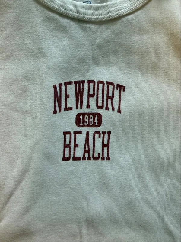 Brandy Melville/John Galt Newport Beach Tee - Image 3