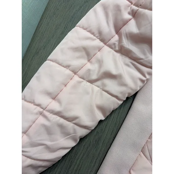 New York & Company Pink Quilted Zip Jacket Women’s Large Lightweight Puffer Coat - Image 6