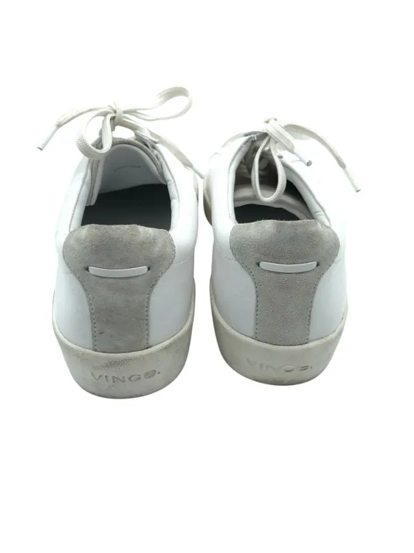 Vince Womens Sneakers Low Top Lace Up Leather White Size 6 - Image 3