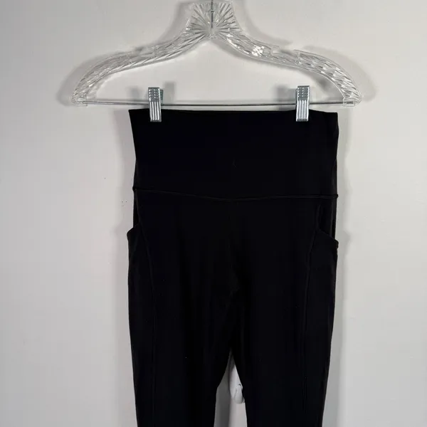 Lululemon Align High Rise Pant Pockets Leggings 25" Black Gym Workout Womens 6 - Image 3