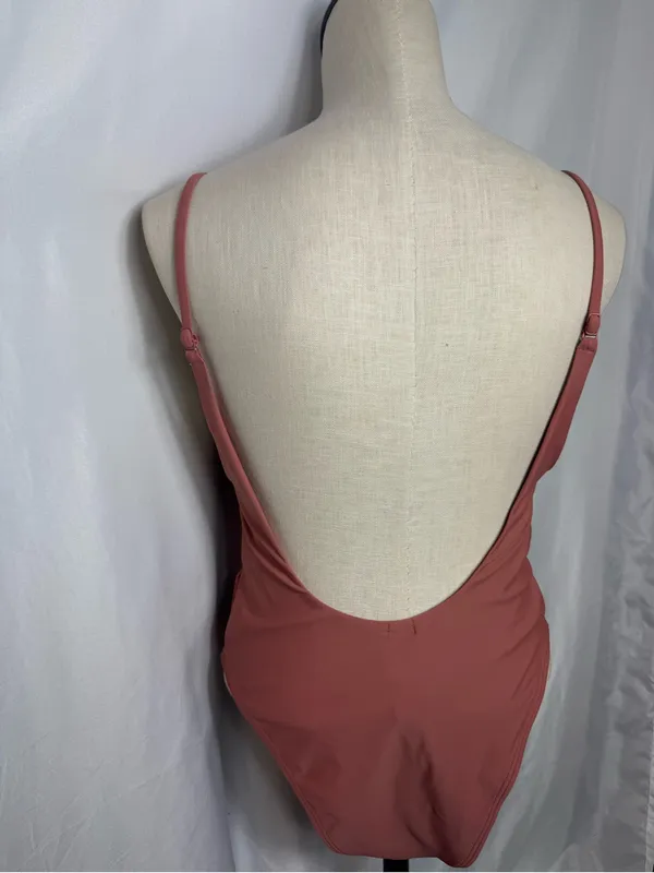 Aerie Women’s WAILLOT DE BOIR One PIECE Scoop-Back Swimsuit large NWT - Image 9