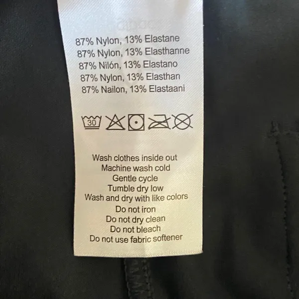 Yogipace Womens‎ Black Straight Leg Dress Pants 4-Way Stretch Workleisure L New - Image 6