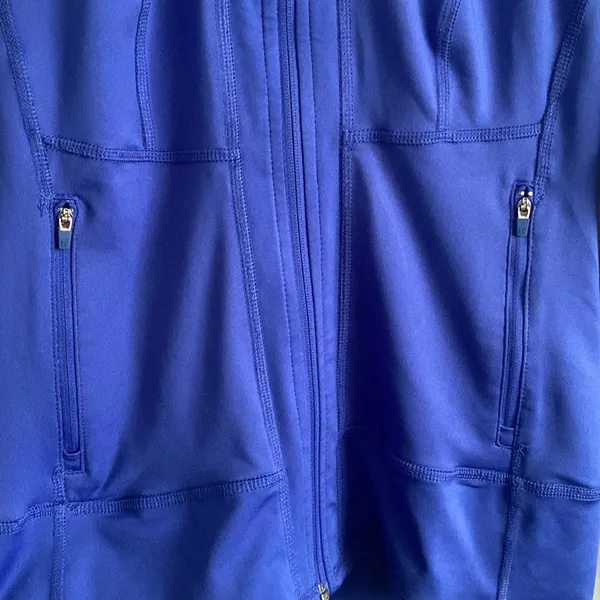 Royal Blue Lightweight Athletic Jacket - Image 2