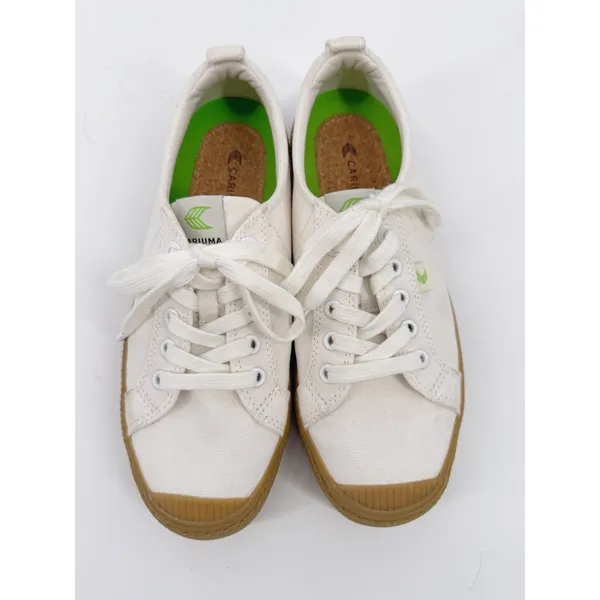 CARIUMA OCA Low White Canvas Sneakers Size 8.5 NWOT - Image 2