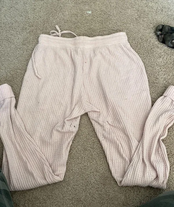Rue 21 Pink Waffle Knit Joggers - Image 3