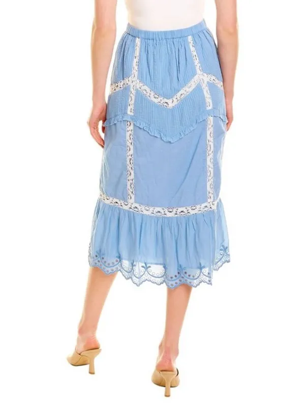 LoveShackFancy Caius Midi Skirt - Image 2