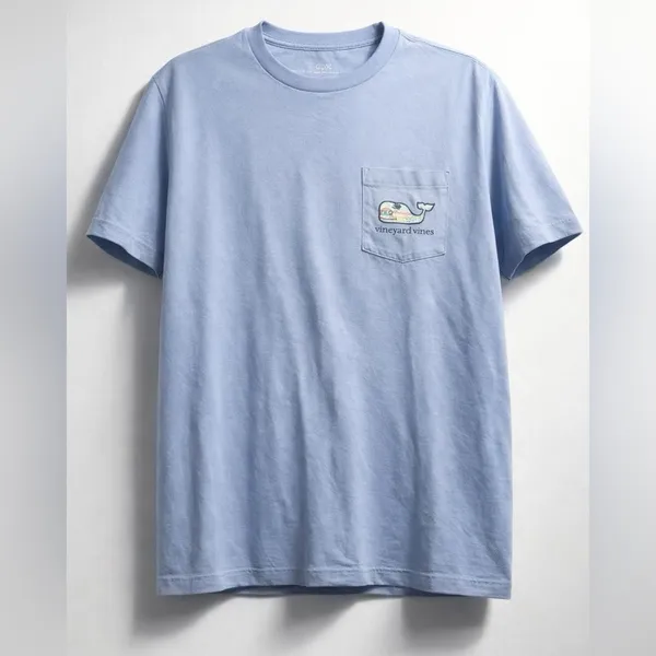 Vineyard Vines Sky Blue Short Sleeve Tee - Image 2