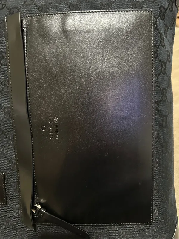 Gucci Black GG Shoulder Tote - Image 11