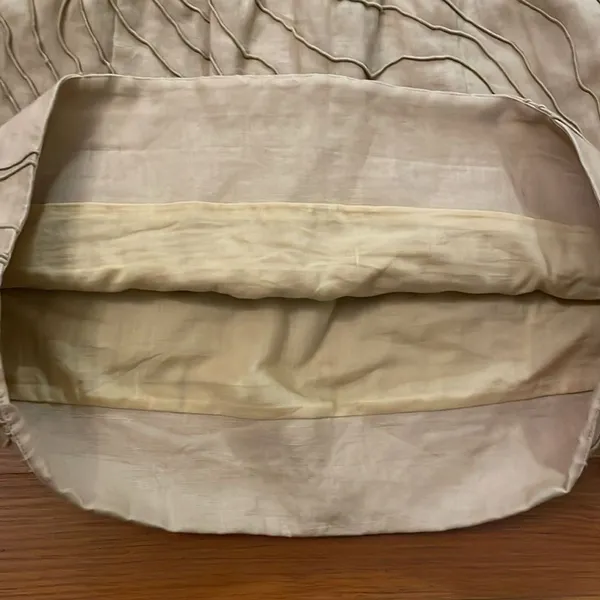 Diane Von Furstenberg DVF PAQUERITA Linen Mini Skirt Womens Size 8 Beige Tan - Image 3