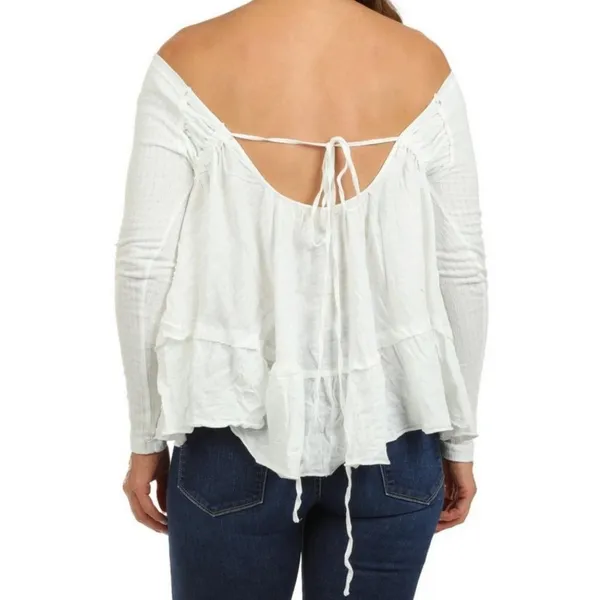 Free People Sundae Long Sleeve Tee Size M - Image 6