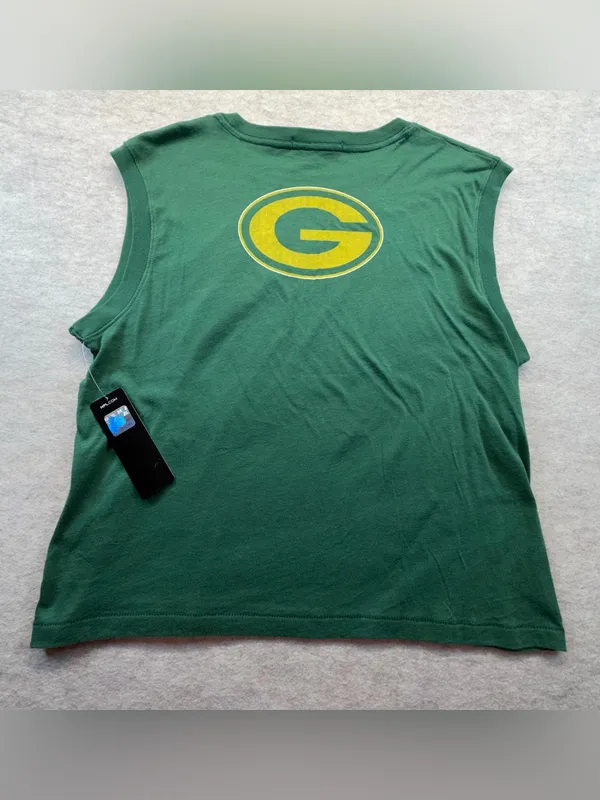 Green Bay Packers Junk Food Women’s Muscle Tank XXL NWT - Image 2