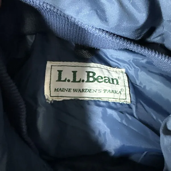 Women's Vintage L.L.‎ Bean Small Parka Winter Coat Thinsulate Hooded - Image 3