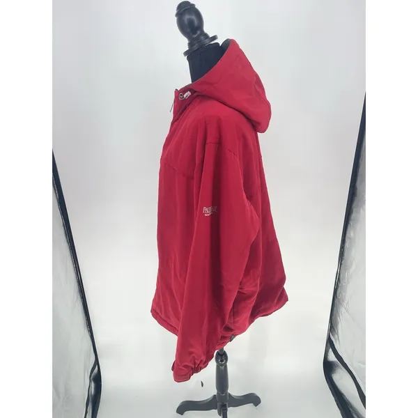 Vintage Pacific Trail‎ WomensSz Large Red Hooded Fleece Lined Winter Jacket - Image 7