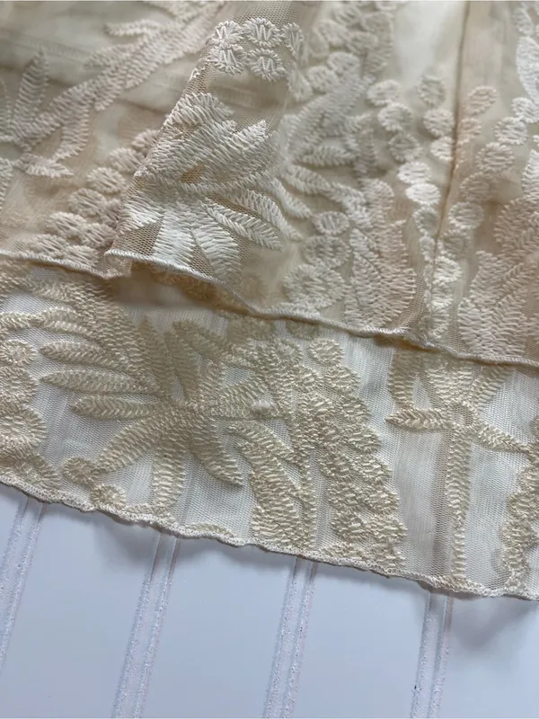 Mi Ami (Francesca’s) Cream Lace Mini Dress‎ | Boho Cottagecore - Image 4