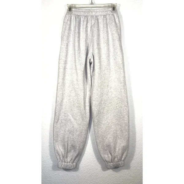 Edikted Women’s XS Gray Pink Logo Sweatpants Fleece Joggers Baggy Y2K Lounge - Image 13