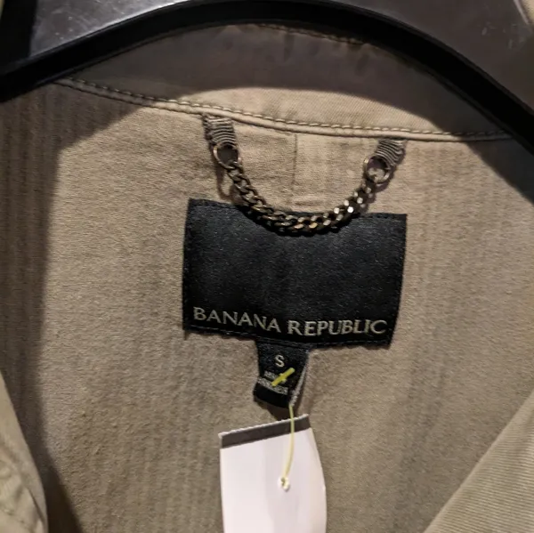 New Banana Republic Utility Cargo Jacket S - Image 7