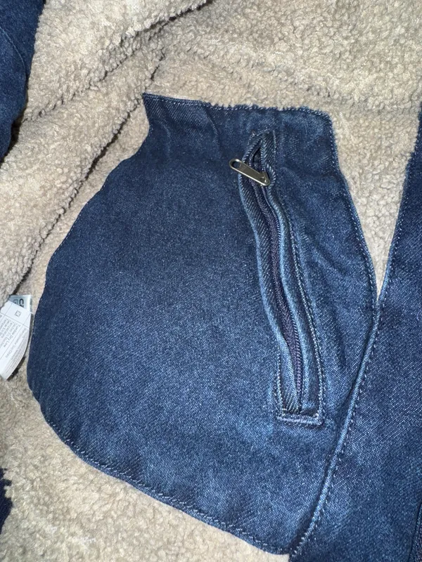 Carhartt Relaxed Denim Sherpa Jacket - Image 4