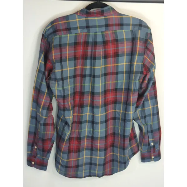 Polo By Ralph Lauren Blue & Red Plaid Button Up Shirt‎ Womens XL Preppy Prairie - Image 4