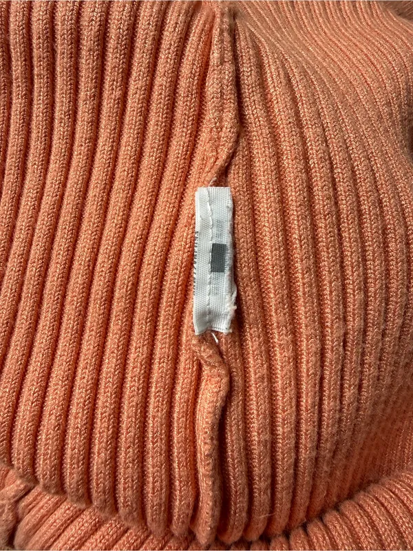 Abercrombie & Fitch Ribbed Elevated Knit Polo Dress Size Large - Image 7