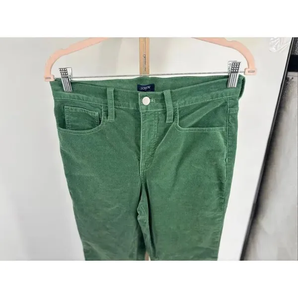 J.Crew Factory Re-Imagined Green Corduroy Slim Fit Jeans Size 27 - Image 5