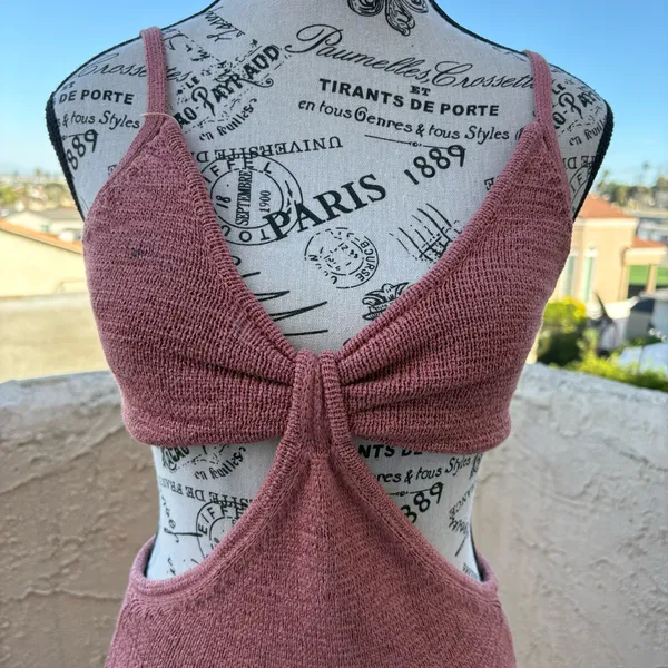 Cult Gaia Serita cotton-blend cutout-waist cocktail dress in jaipur size S small - Image 7
