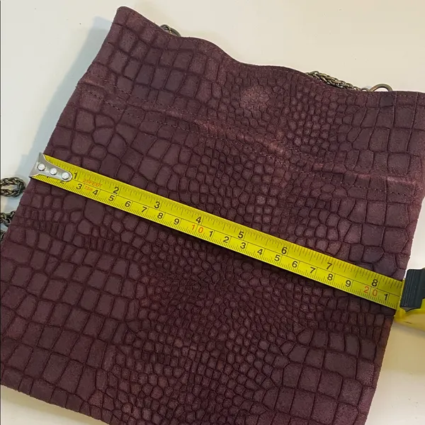 Free People Burgundy Suede Crossbody - Image 8