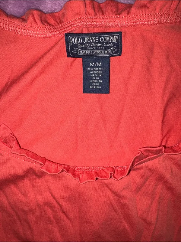 Women's Coral Short Sleeve Top - Image 2