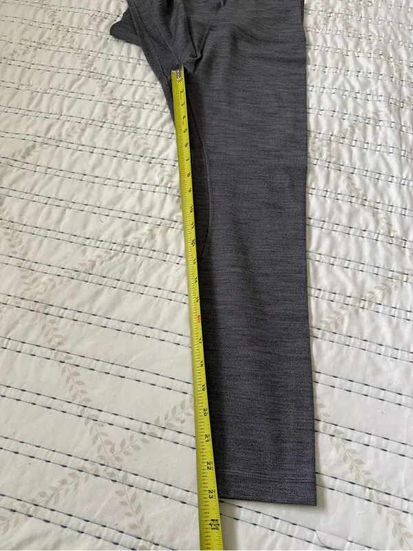 Lululemon Wunder Under Super High Rise Leggings Size 6 Gray 23” Yoga Gym Luon HR - Image 6