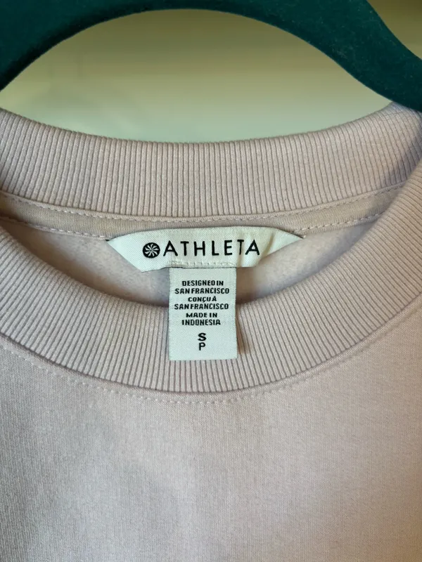 Athleta crop sweatshirt Pink - Image 2