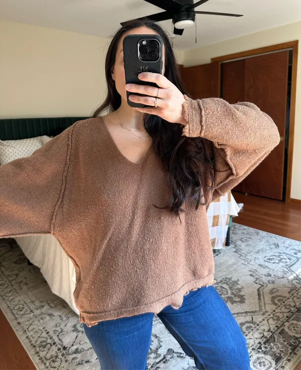 Free People Oversized Sweater - Image 4