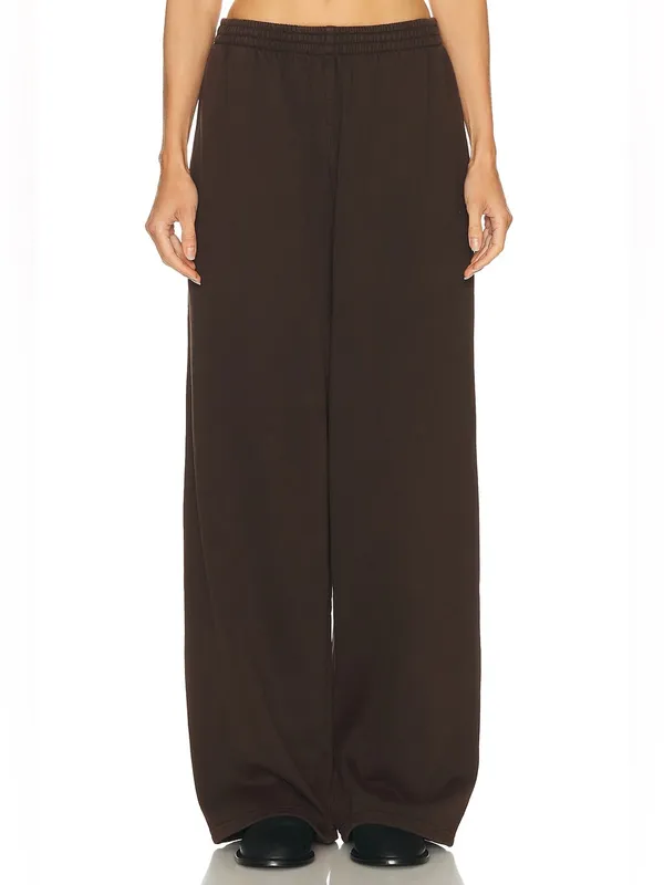 Skims (Gar) Boyfriend Fleece Baggy Sweatpant | Color WASHED ONYX | Size XS - Image 3