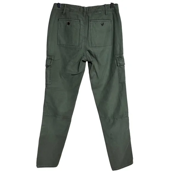 Abercrombie Fitch Ames Slim Boyfriend Cargo Pants‎ Olive Green Size 25 - Image 2