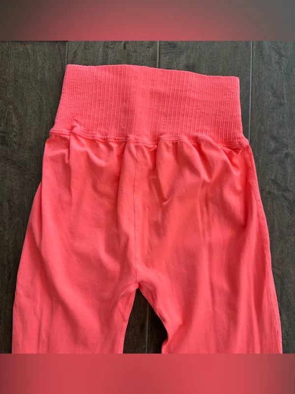 FP Movement Good Karma Flare Leggings Coral Pink - Image 7