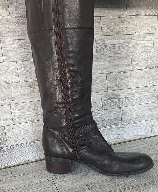 Bandolino Cavanna Women 8.5M Brown Knee High Boot 0611 Classic Equestrian Tall - Image 2