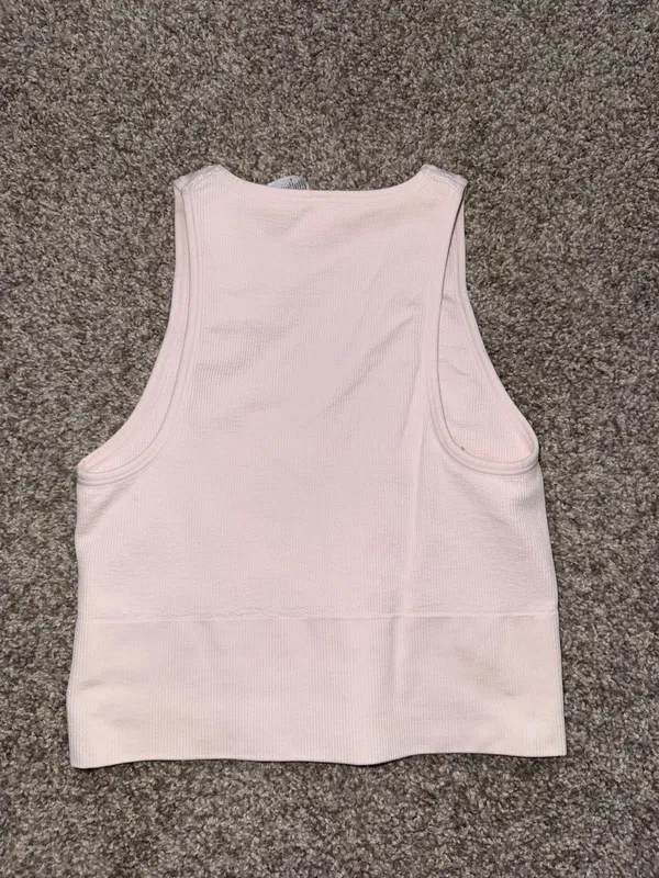 Athleta Tank Top V-Neck Ribbed Crop - Image 2