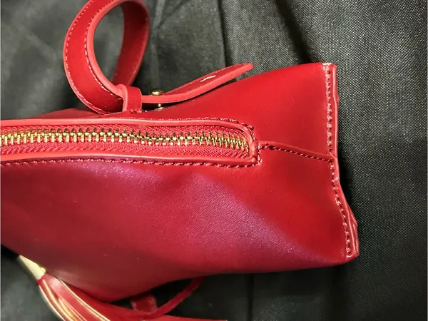 Forever 21 Women’s Red Crossbody Shoulder Tassel Bag - Image 11