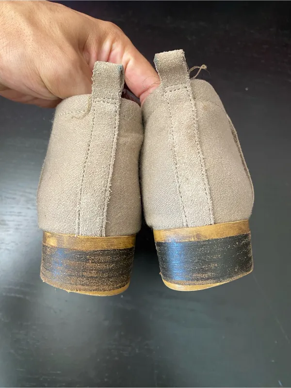 Toms Women's Suede Ankle Booties in Taupe - Image 6