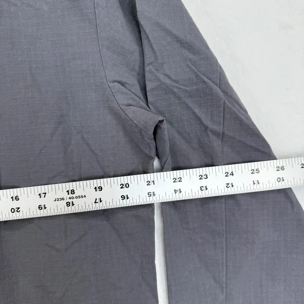 Monrow Womens Gray Button Up Ripstop Shirt‎ Jacket Shacket Utility Chore Size M Size M - Image 2