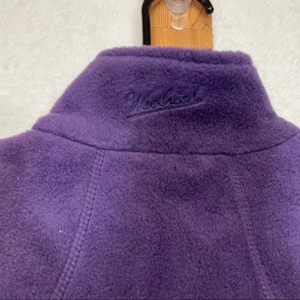 Woolrich Purple Sleeveless Full Zip Fleece Jacket Vest Size S‎ - Image 5