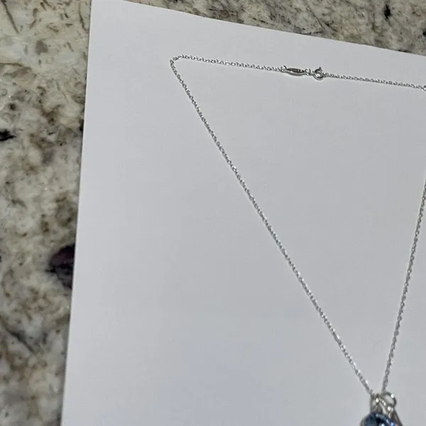 Signed DISNEY Chain Necklace Silver Tone - A Dream Is A Wish Your Heart Makes - Image 7
