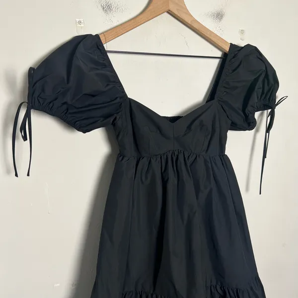 AMANDA UPRICHARD- Sicily Dress Black Size S - Image 3